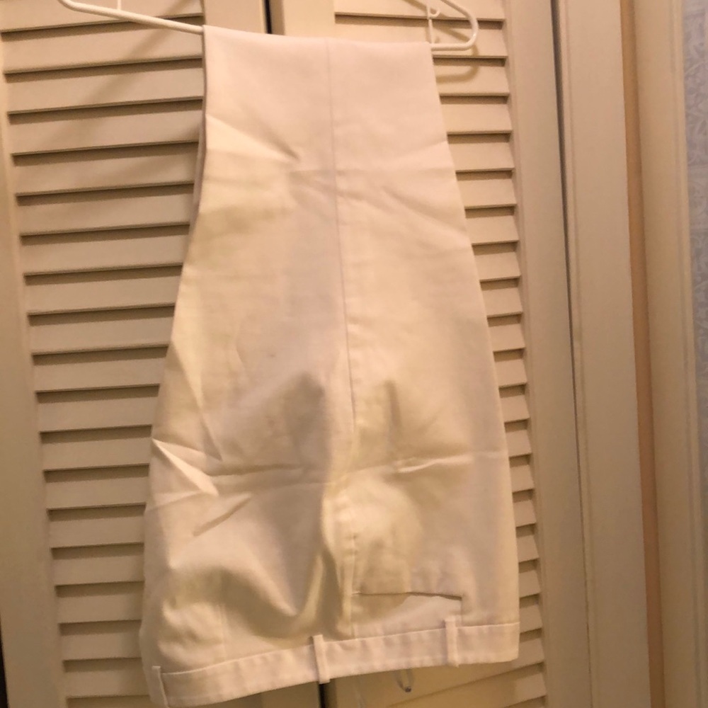 White CK dress pants